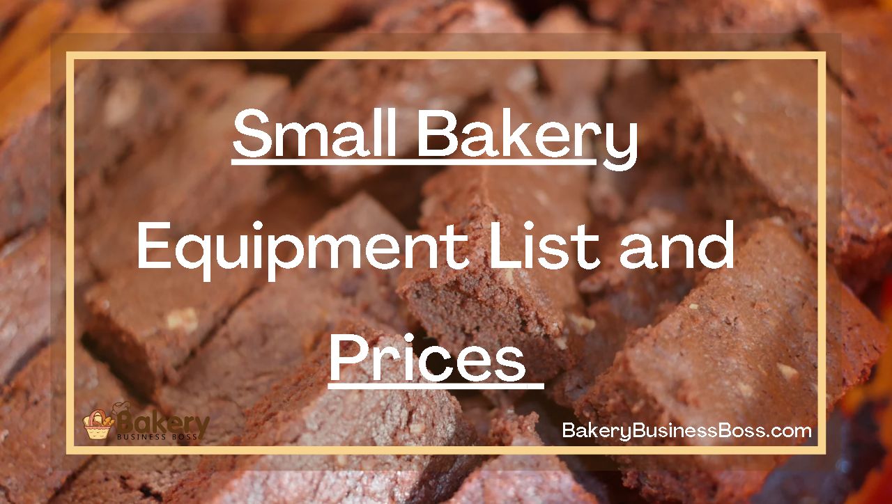 Commercial Bakery Equipment List, Blog